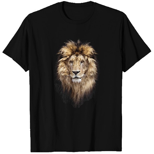 Lion Pet Main Animal Face Big Cat T-Shirts