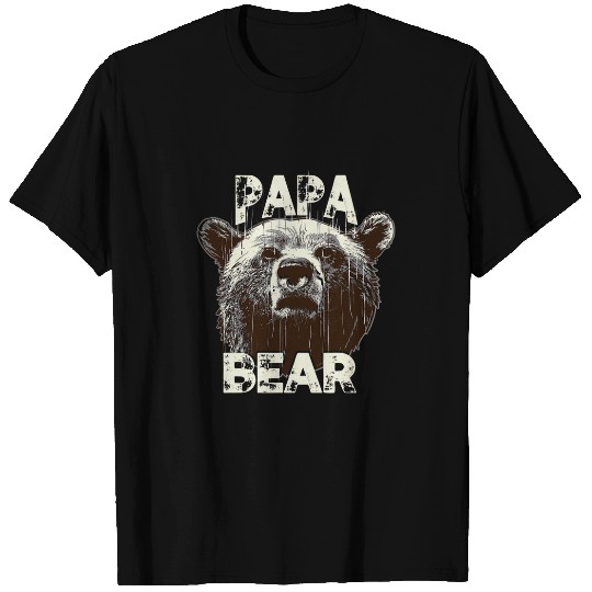 Bear Pet Papa Bear Gifts for Papa Dad and Papa Fathers day Men T-Shirts