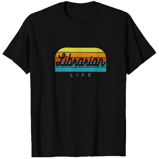 Librarian Job Life Retro vintages Back To School T-Shirts