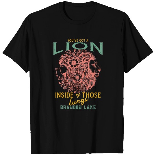 Lion Pet let your lion out brandon lake merch praise jesus T-Shirts