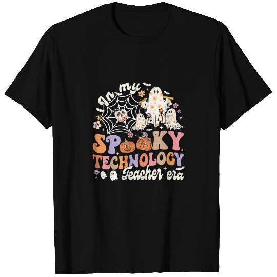 In My Spooky Technology Teacher Era Back To School Halloween T-Shirts