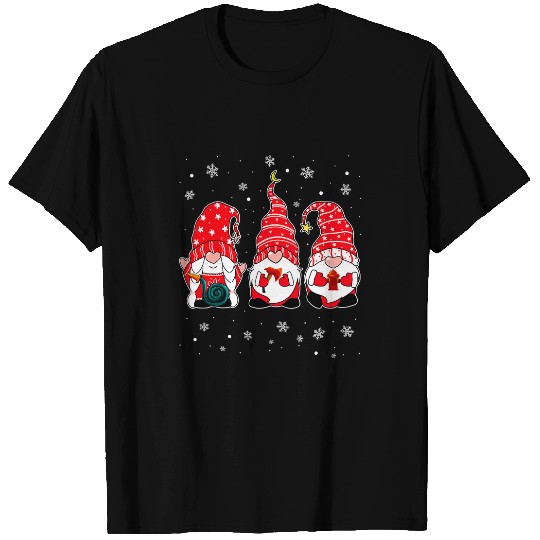 Firefighter Job Gnome Matching Family Christmas Pajamas Holiday 212 T-Shirts
