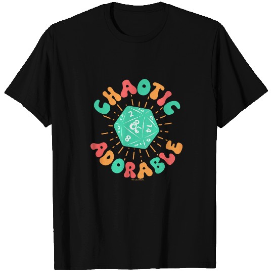 Dragon Pet Dungeons Dragons Chaotic Adorable Dragon Dice Youth Logo T-Shirts