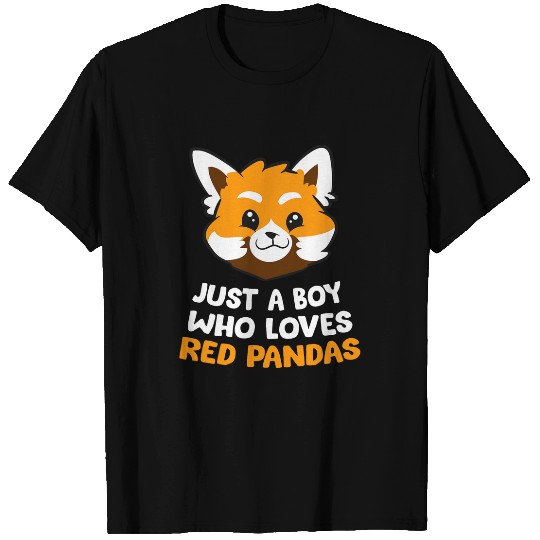Panda Pet Just a Boy Who Loves Red Pandas 4 T-Shirts