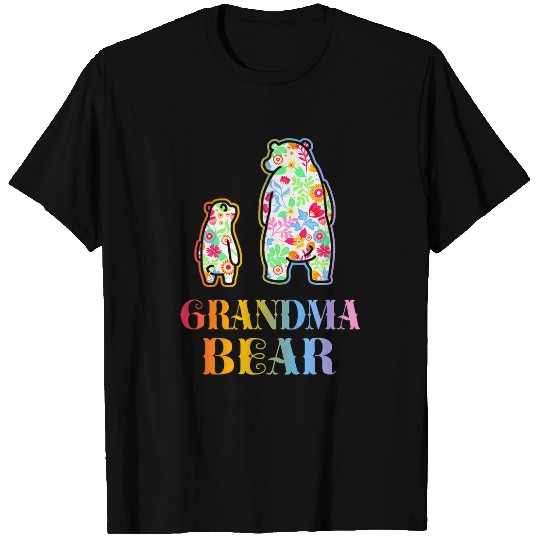 Bear Pet Grandma Bear Mom Grandma Floral Happy Mother s Day T-Shirts