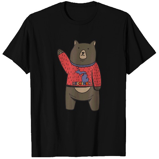 Bear Pet Black Bear Upper Peninsula State of Michigan Up North T-Shirts