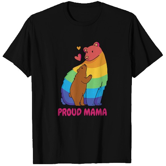 Bear Pet Pride Bear Mother Nice Rainbow T-Shirts