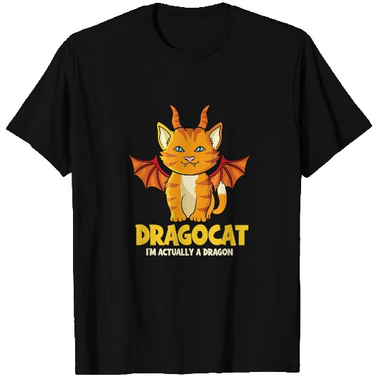 Dragon Pet Dragocat Kitten Dragon Cat Halloween T-Shirts