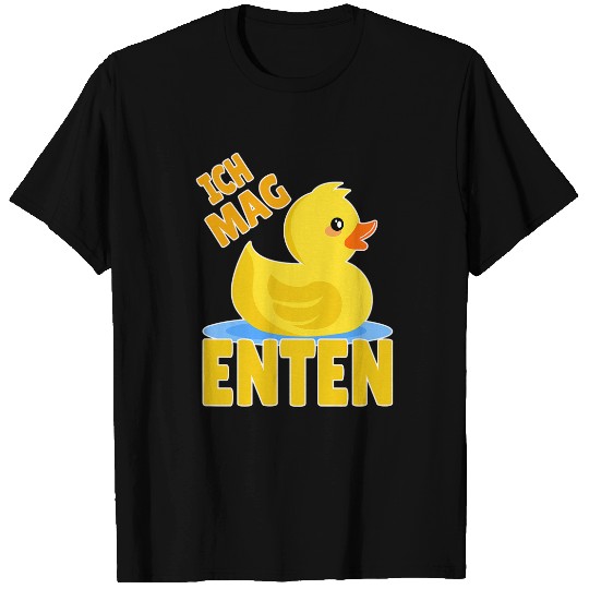 Discover Duck Pet Yellow Duck Squeaky Duck Rubber Duck Ich Mag Duten T-Shirts