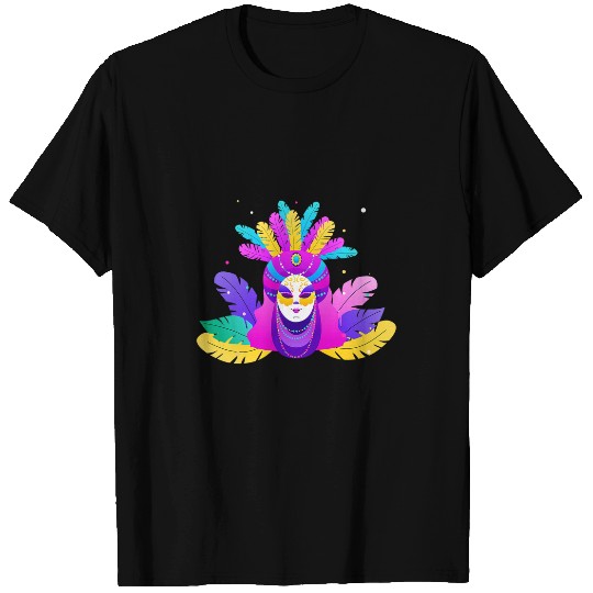 Cool Mardi Gras Design Women carnivals Celebration T-Shirts