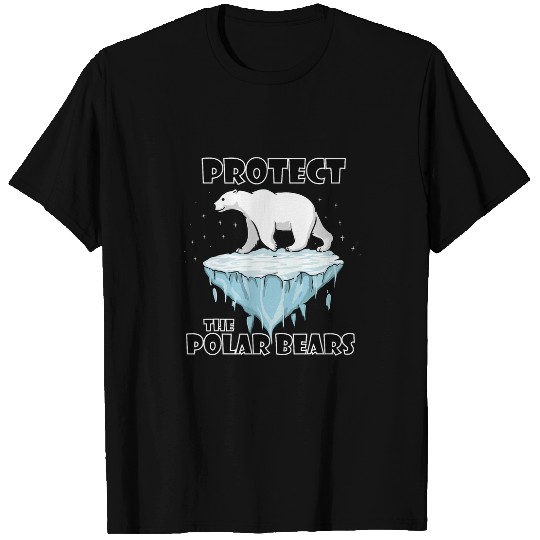 Bear Pet Protect the Polar Bear Earth Day Arctic Wildlife ice habitat T-Shirts