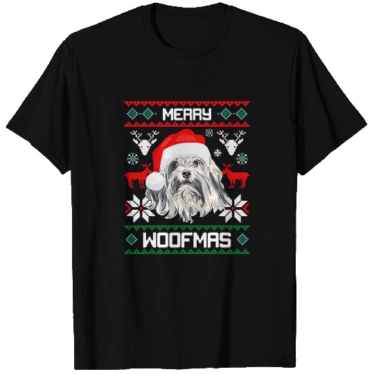 Lion Pet Little Lion Dog Merry Woofmas Gift For Christmas xmass XMas T-Shirts