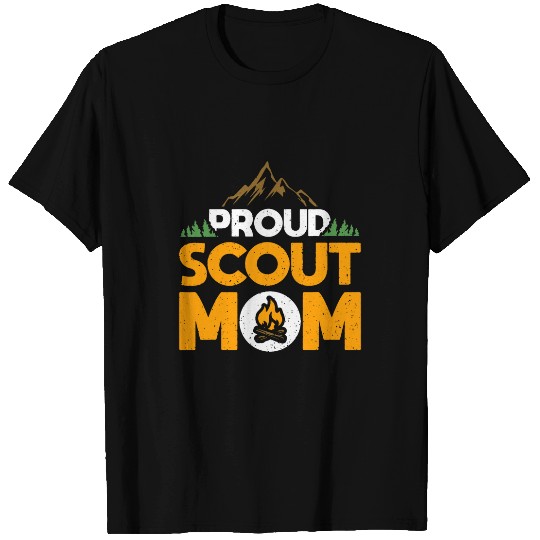 Scout Job Proud Scout Mom Camping Scout Leader Adventure T-Shirts