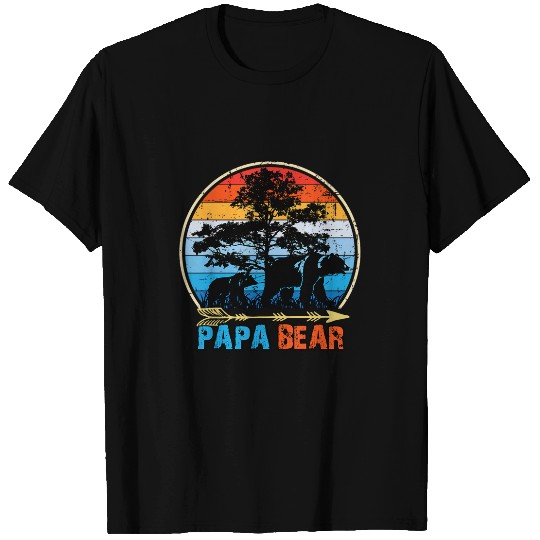 Bear Pet Papa Bear Daddy Funny Father Day Design 2 T-Shirts