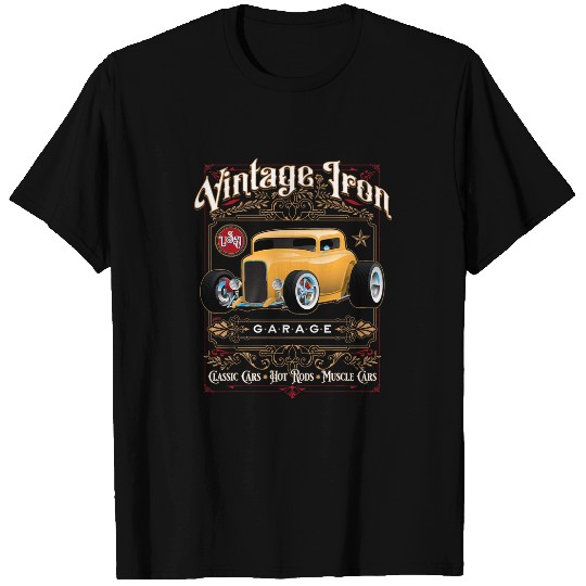 Cool Classic Retro vintages Iron Thirties Style Hot Rod Car T-Shirts