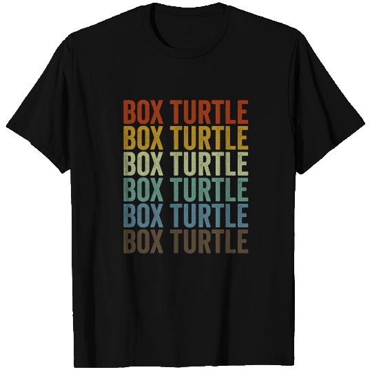 Turtle Pet Box Turtle Retro T-Shirts