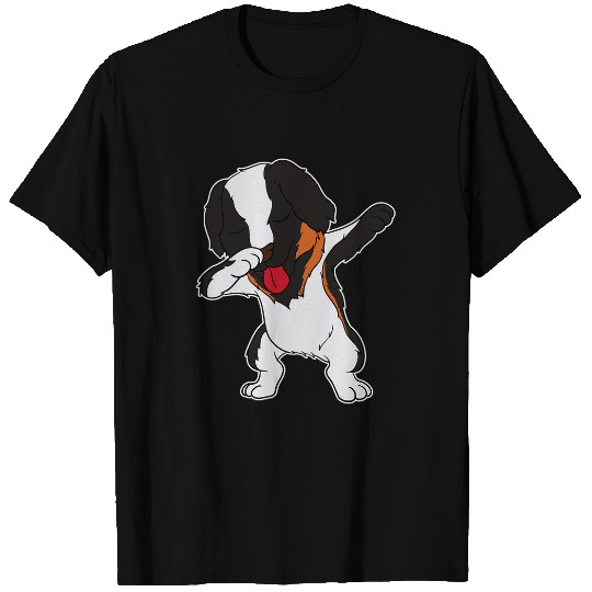 Funny Dabbings Australian Shepherd Gifts Aussie Dog Dad Mom T-Shirts