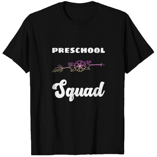 Preschool Squad Teacher Student Team Back To School T-Shirts