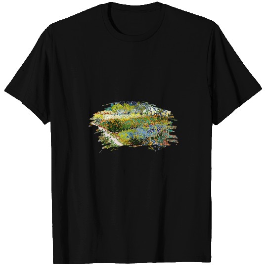 Famous vintages Fine Art Garden at Arles by Vincent van Gogh 5 T-Shirts