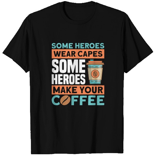 Coffee Fun Barista Oat Milk Coffeemaker Espresso Beans Coffee T-Shirts