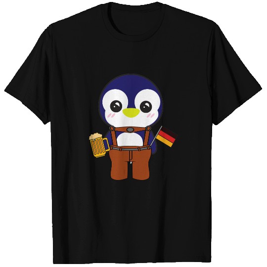 Penguin Pet German Kawaii Penguin Oktoberfest Germany Pride Man T-Shirts