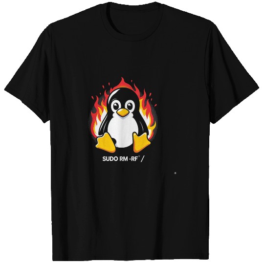 Penguin Pet Funny Linux Penguin Tux Computer Science Idea T-Shirts