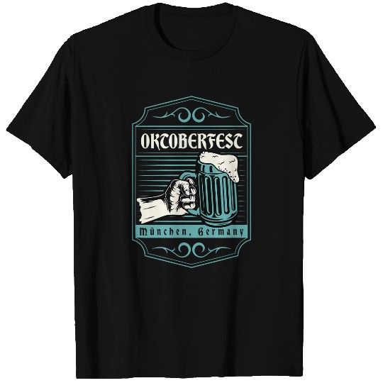 Beer Fun German Oktoberfest Munchen Germany Beer Pub vintages Style T-Shirts