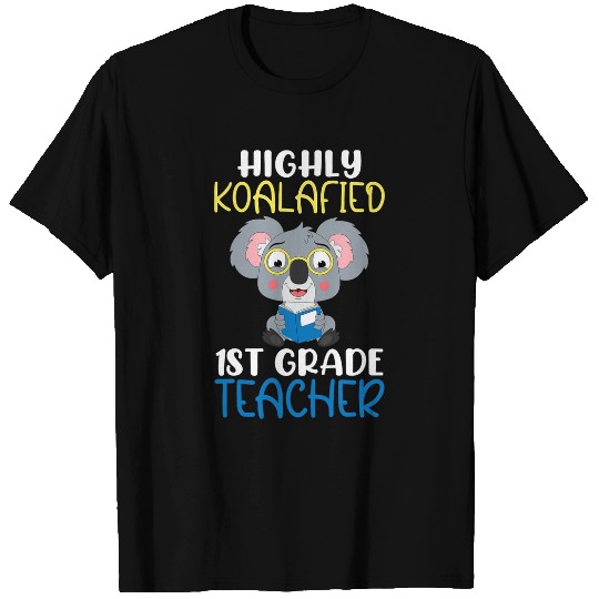 Koala Pet 1st Grade Teacher Back To School Cute Koala Bear T-Shirts