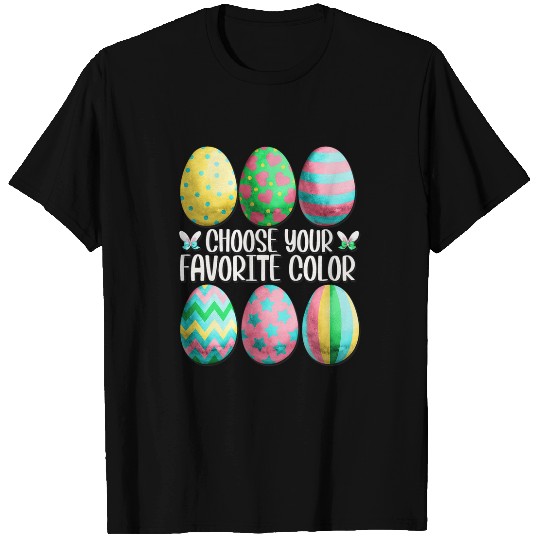 Cute Easter Day For Women With Easter Egg Decor For Spring T-Shirts