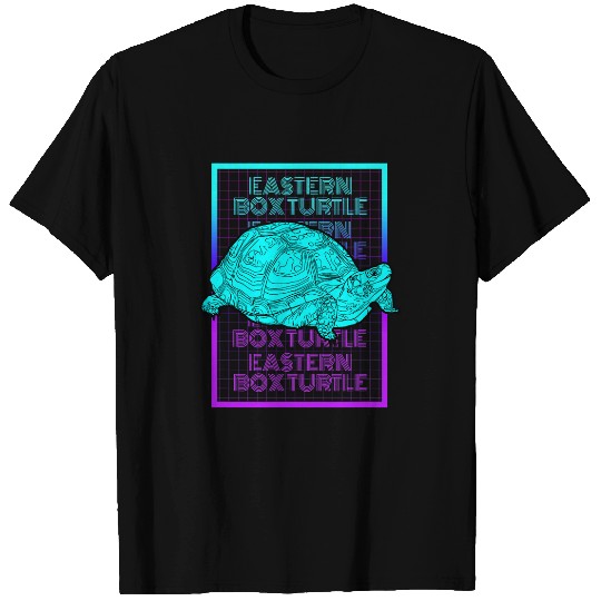Turtle Pet Eastern Box Turtle Animal Retro Eastern Box Turtle T-Shirts