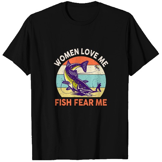 Discover Funny TroutFishings Fish Fear Me Men Dad Fisherman T-Shirts