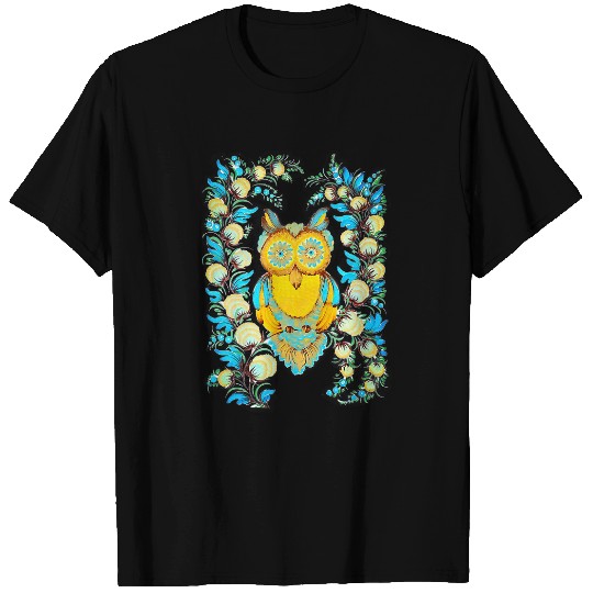 Discover Owl Pet Scandinavian Folk Art Owl Lover Gift Mystical Owl Tee T-Shirts