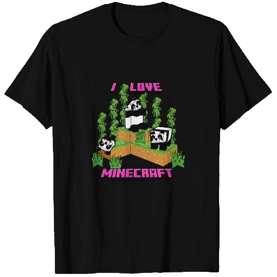 Panda Pet Minecraft Panda Love Poster T-Shirts