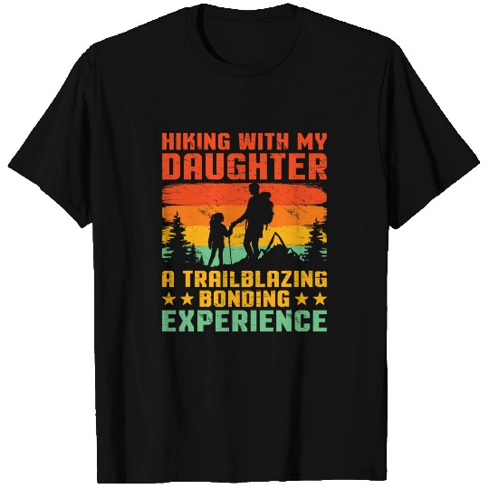 Dad And Daughter WIlderness Explorer Camping Adventure 1 T-Shirts