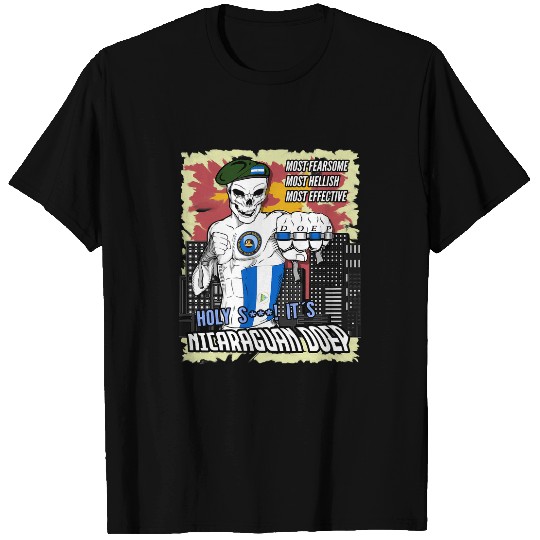 Nicaraguan Police DOEP Special forces Nicaragua SWAT Zombie T-Shirts