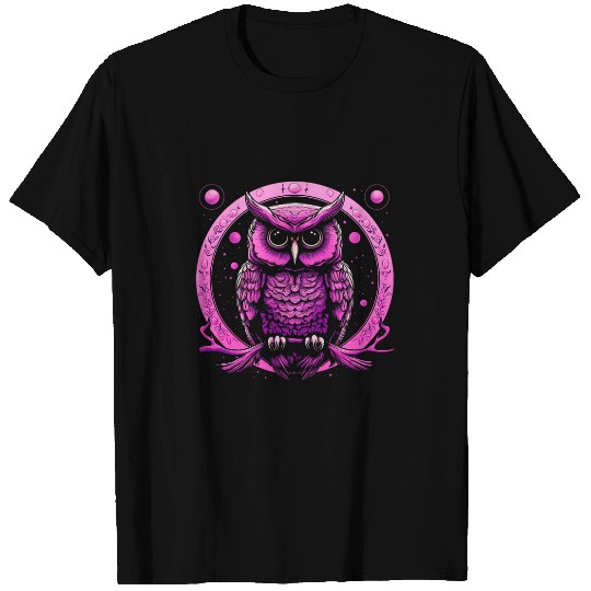 Discover Owl Pet Love Owl Pink Dreamcatcher Moon Women Cute Mandala Kids T-Shirts