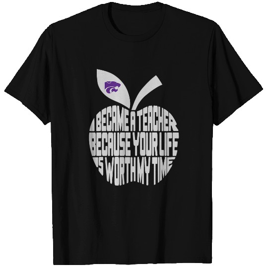Kansas State Wildcats Teacher I Became a Teacher T-Shirts