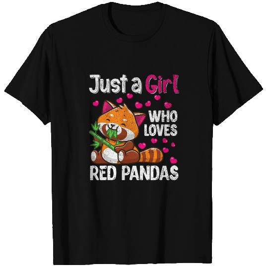 Panda Pet cute chinese wild animal lover girls women bamboo red panda T-Shirts