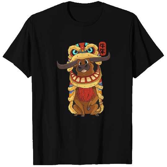 Dragon Pet Chinese New Years For Men Dancing Ox Dragon T-Shirts