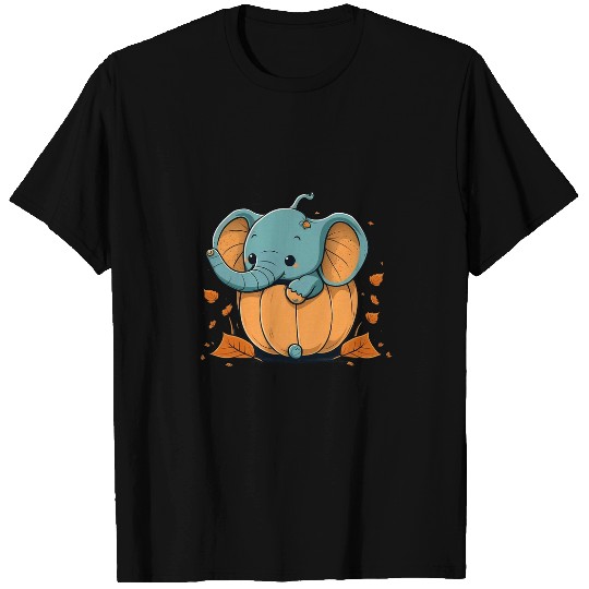 Elephant Pet Pumpkin Elephant costume on Elephant Halloween 2 T-Shirts