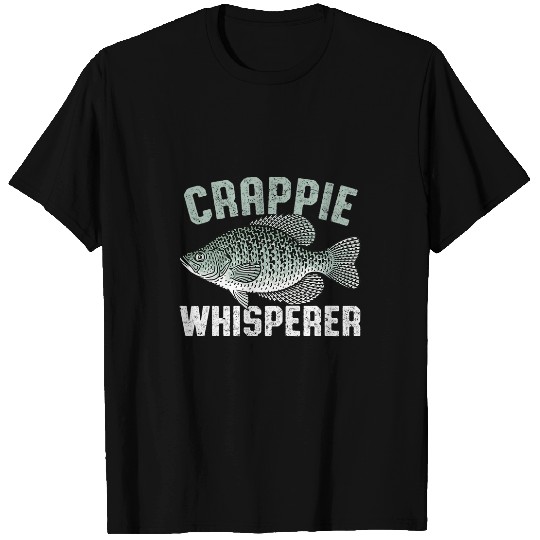 Crappie Whisperer Funny Freshwater Crappie Fishing Lover T-Shirts