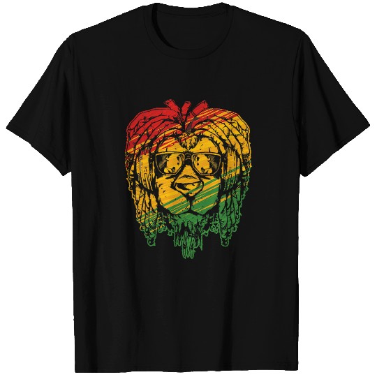 Lion Pet Reggae Lion of Judah T-Shirts