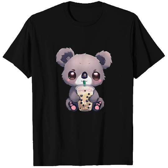 Koala Pet Boba Milk Tea Boy Girl Funny 3 T-Shirts
