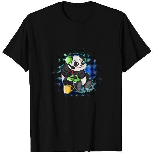 Panda Pet Cute Gaming Panda Video Game Gamer T-Shirts