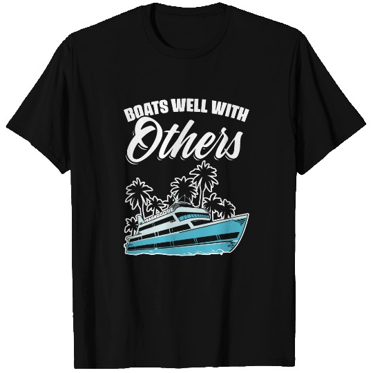 Sailing Boat Nautical Sea Ocean Yacht Boat Captain T-Shirts
