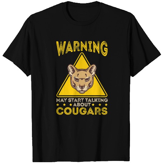 Lion Pet Cougar Mountain Lion Animal Cat Head Funny Cute Wildcat 032 T-Shirts
