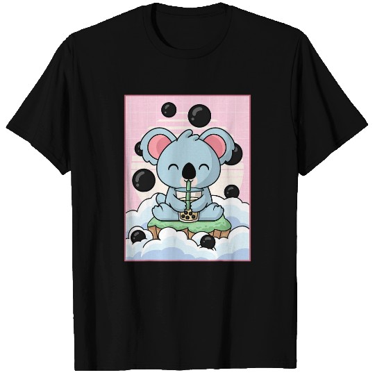 Koala Pet Bear Bubble Boba Milk Tea Japanese Aesthetic T-Shirts