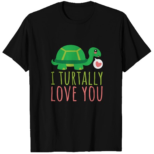 Turtle Pet Funny Cute Valentines Day T-Shirts