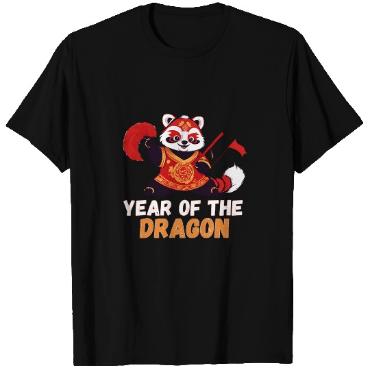 Lion Pet Vietnamese New Year Kids Year of The Dragon Panda Lion T-Shirts