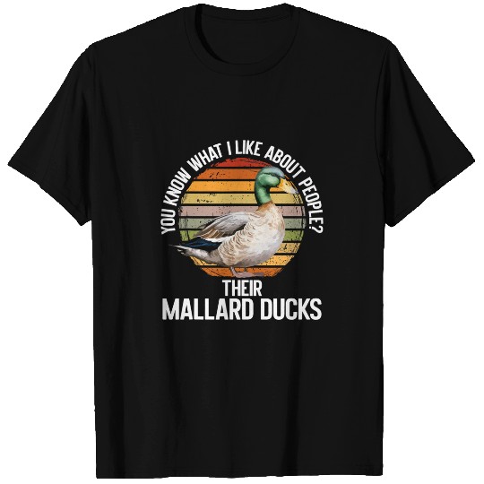 Duck Pet Mallard Duck Enclosure for Mallard Duck lover Mallard Duck T-Shirts